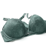Load image into Gallery viewer, Garvin Floral Lace Front Closure Bra with Under-Wire

