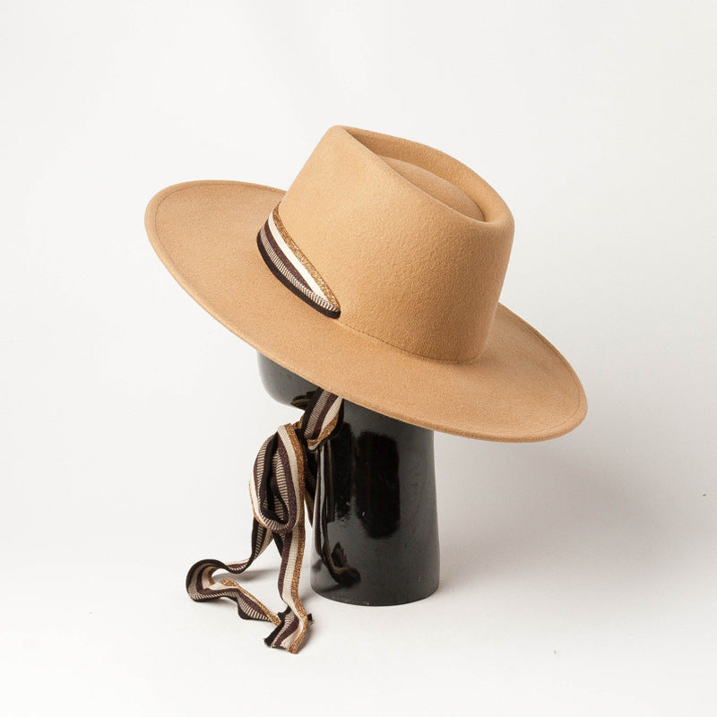 Barry trimmed wool fedora