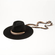 Load image into Gallery viewer, Barry trimmed wool fedora
