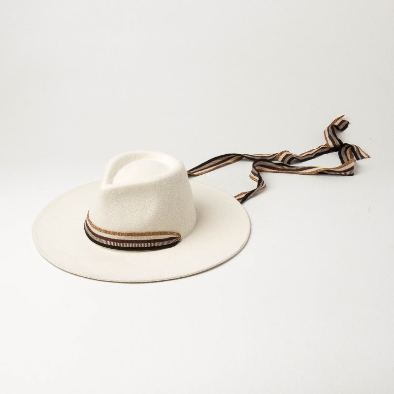 Barry trimmed wool fedora