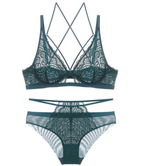 Black Rose Lace & Underwired Soft Bra