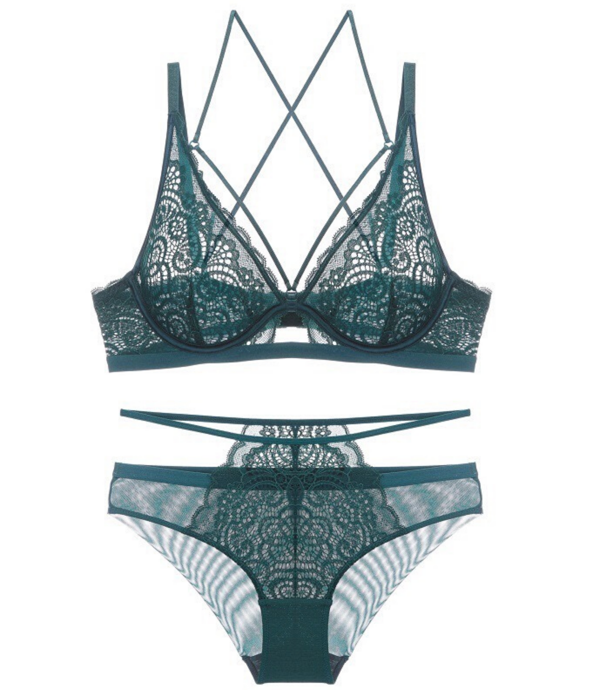Black Rose Lace & Underwired Soft Bra