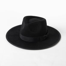 Load image into Gallery viewer, Olivia grosgrain-trimmed wool-felt and chenille fedora
