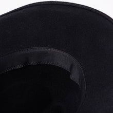 Load image into Gallery viewer, Willy leather-trimmed / wool-blend felt fedora
