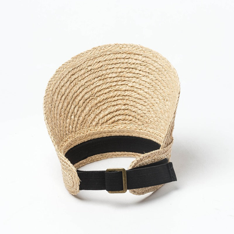 Jerry Woven Raffia Visor