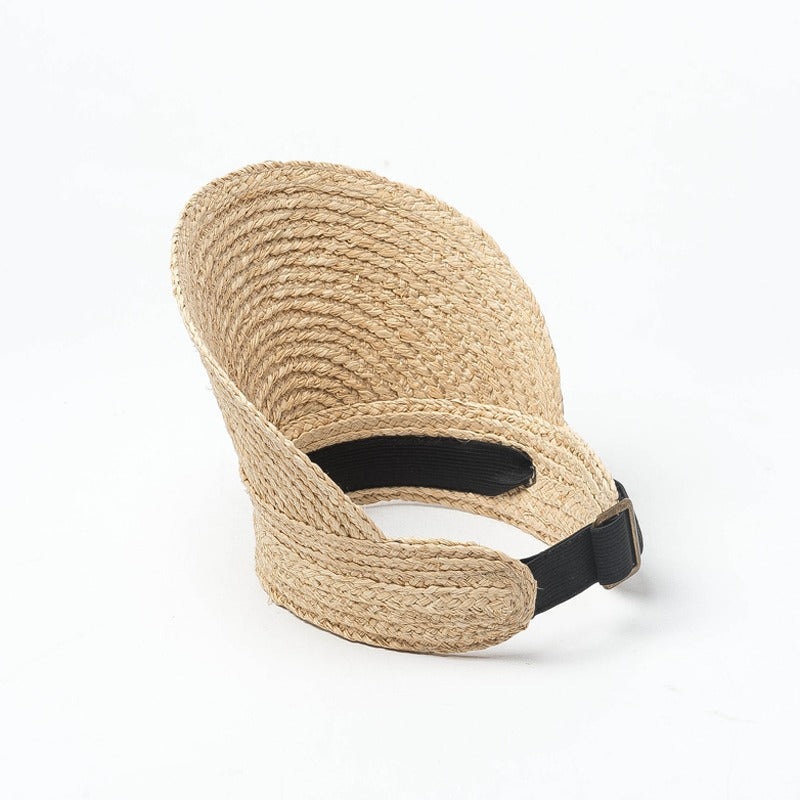 Jerry Woven Raffia Visor